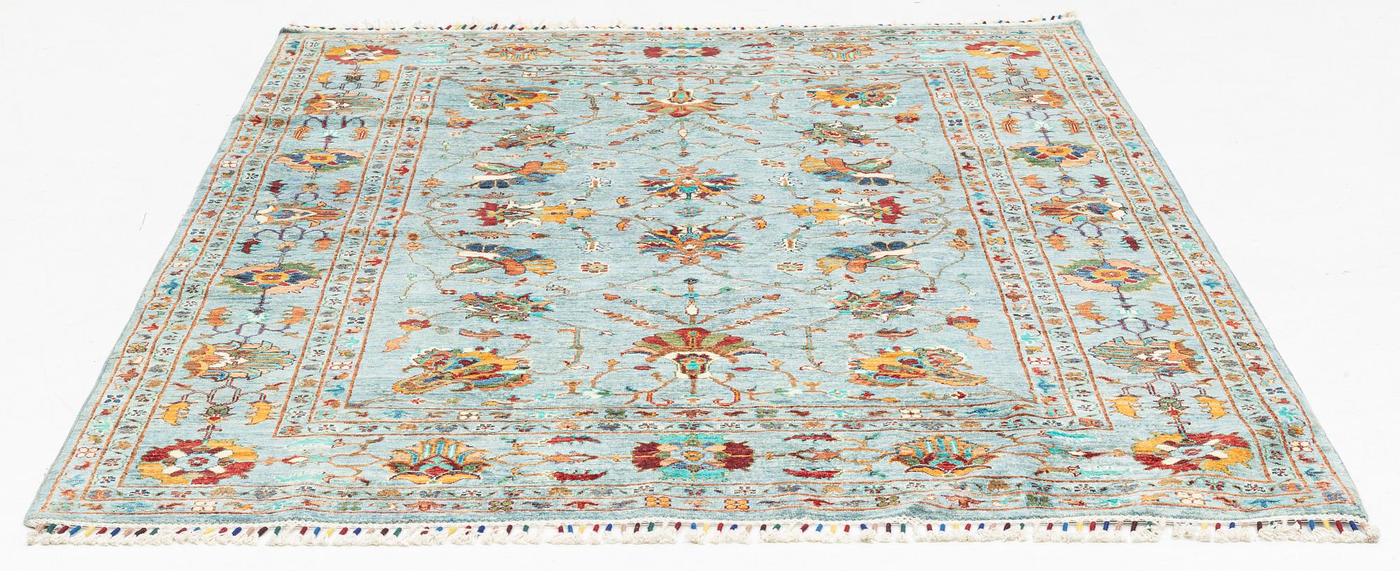 Matta, Lahore/Peshawar, "Shah Abbasmönster". 240 x 181 cm.