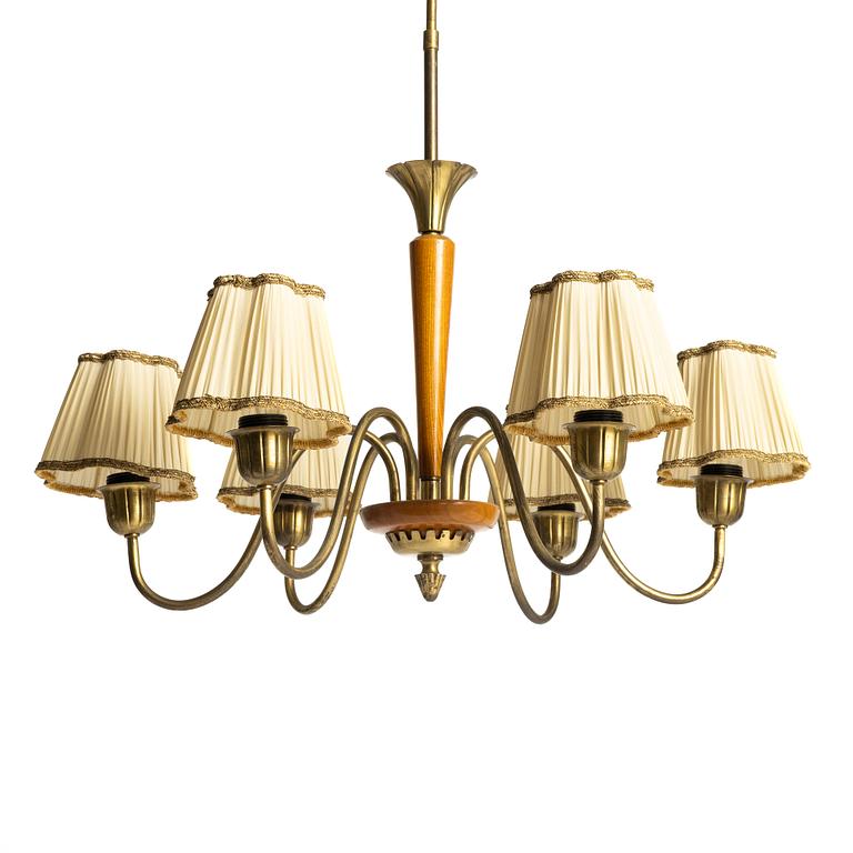 Harald Notini, a ceiling lamp model 11664, Arvid Böhlmarks Lampfabrik, Stockholm, 1950s.