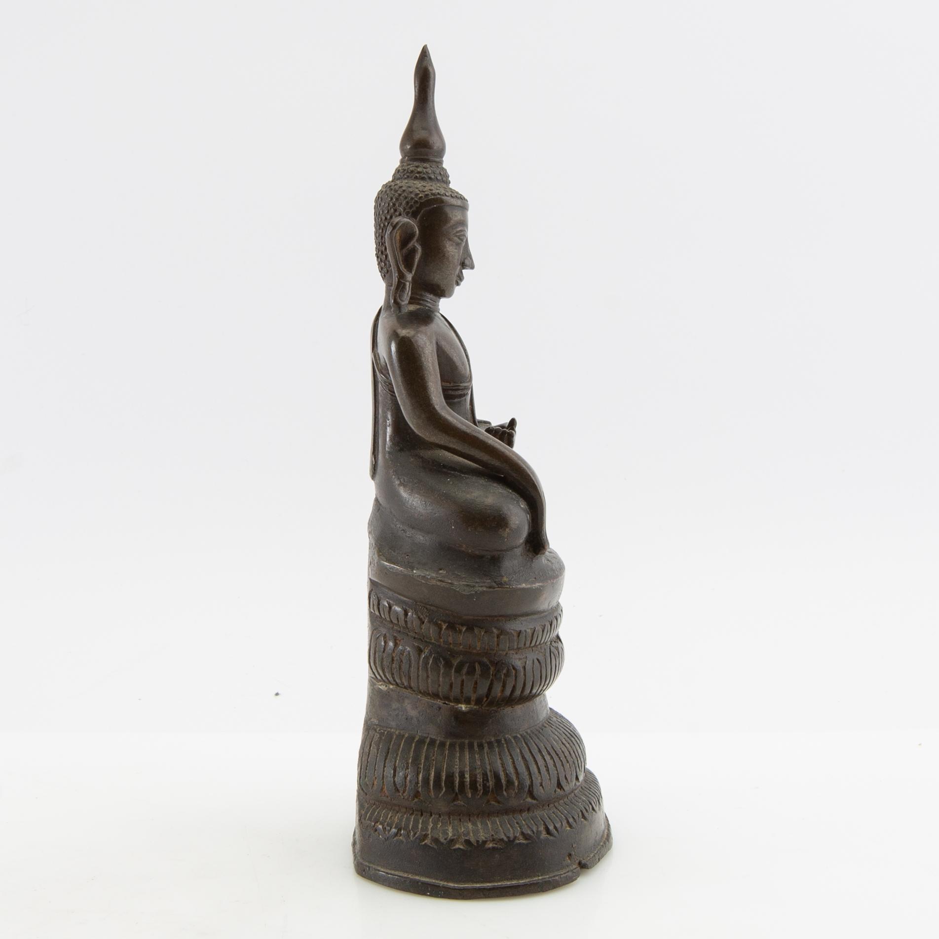 Buddha, bronze. Burma, probably 20th century.