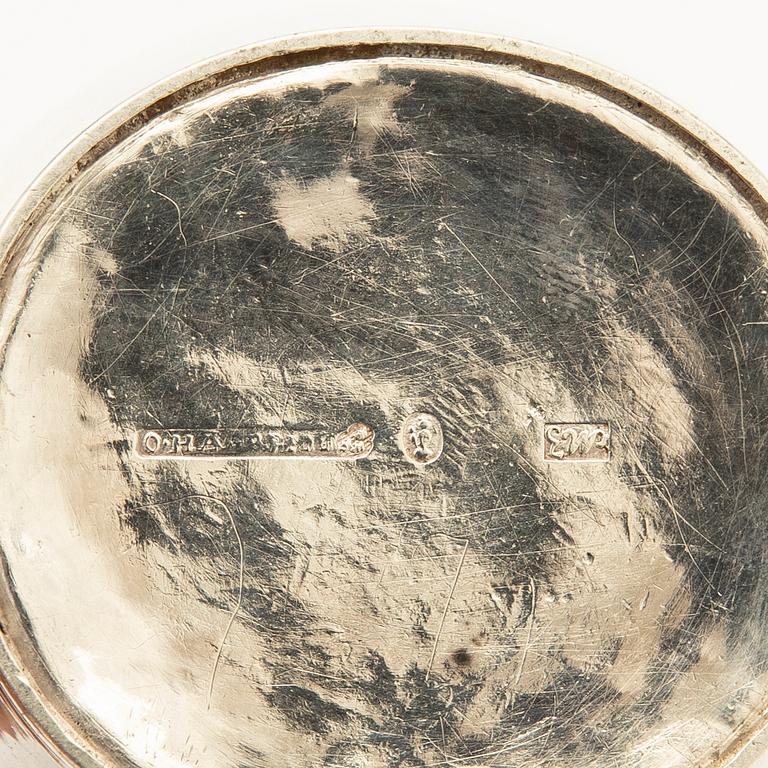 Cream jug, silver, Empire, 1818.