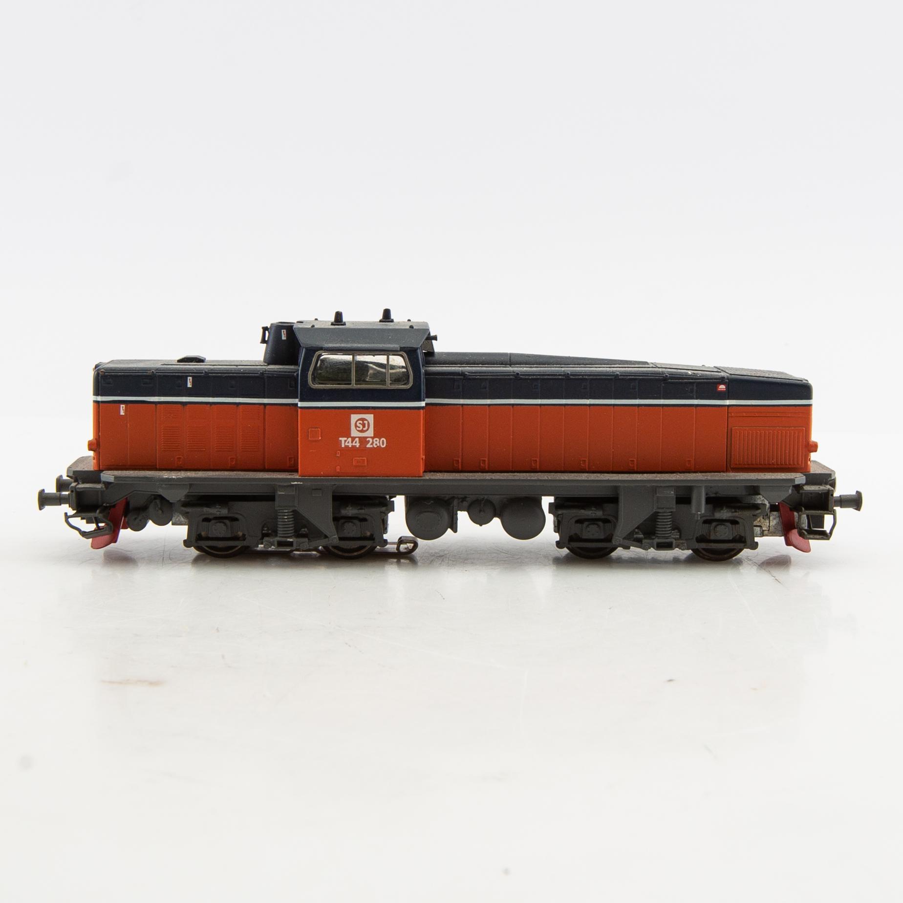 Diesel locomotive SJ T44 280 AC T44-B10 Jeco.