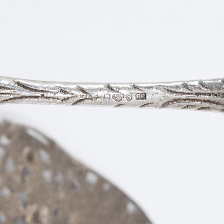 A 26-piece 'Rosen' silver dessert flatware-service, including mark of GEWE, Malmö 1967.