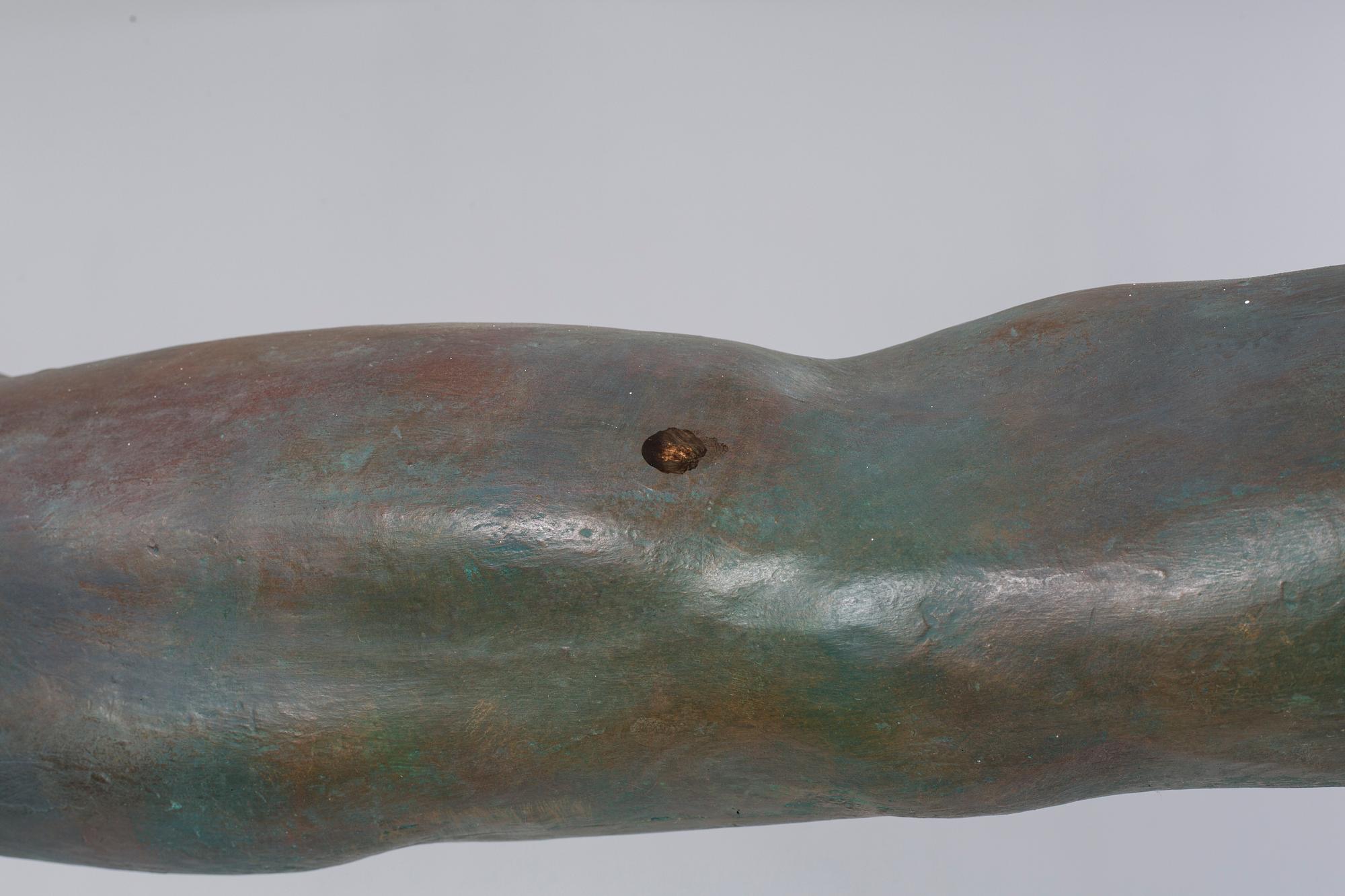 A plaster sculpture, Poseidon of Artemisium or Zeus of Artemisium, second half of the 20th century.