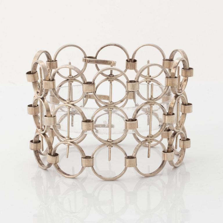 Kaija Aarikka, a silver bracelet, Finland, 1966.