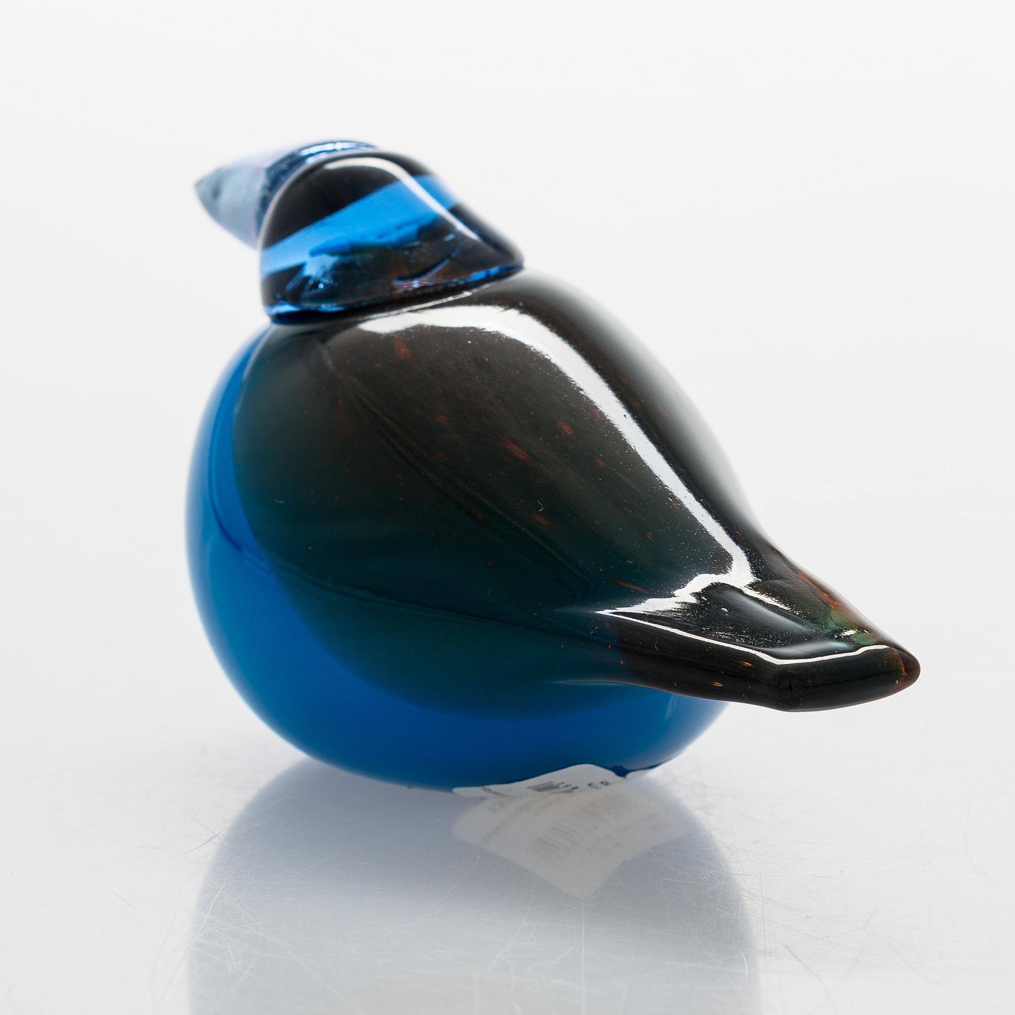 Oiva Toikka, a glass bird signed O. Toikka Iittala.