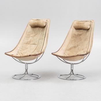 Bruno Mathsson, fåtöljer, ett par, "Jetson", Dux.