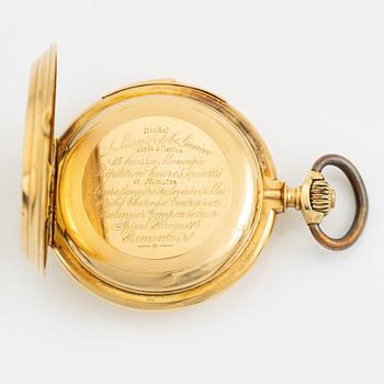 Pocket watch, hunter, 54 mm.