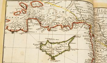 ATLAS, Homann Heir's (vol III) Nürnberg, efter Hasius, 1700-tal., "Historiae universalis politicae ....".