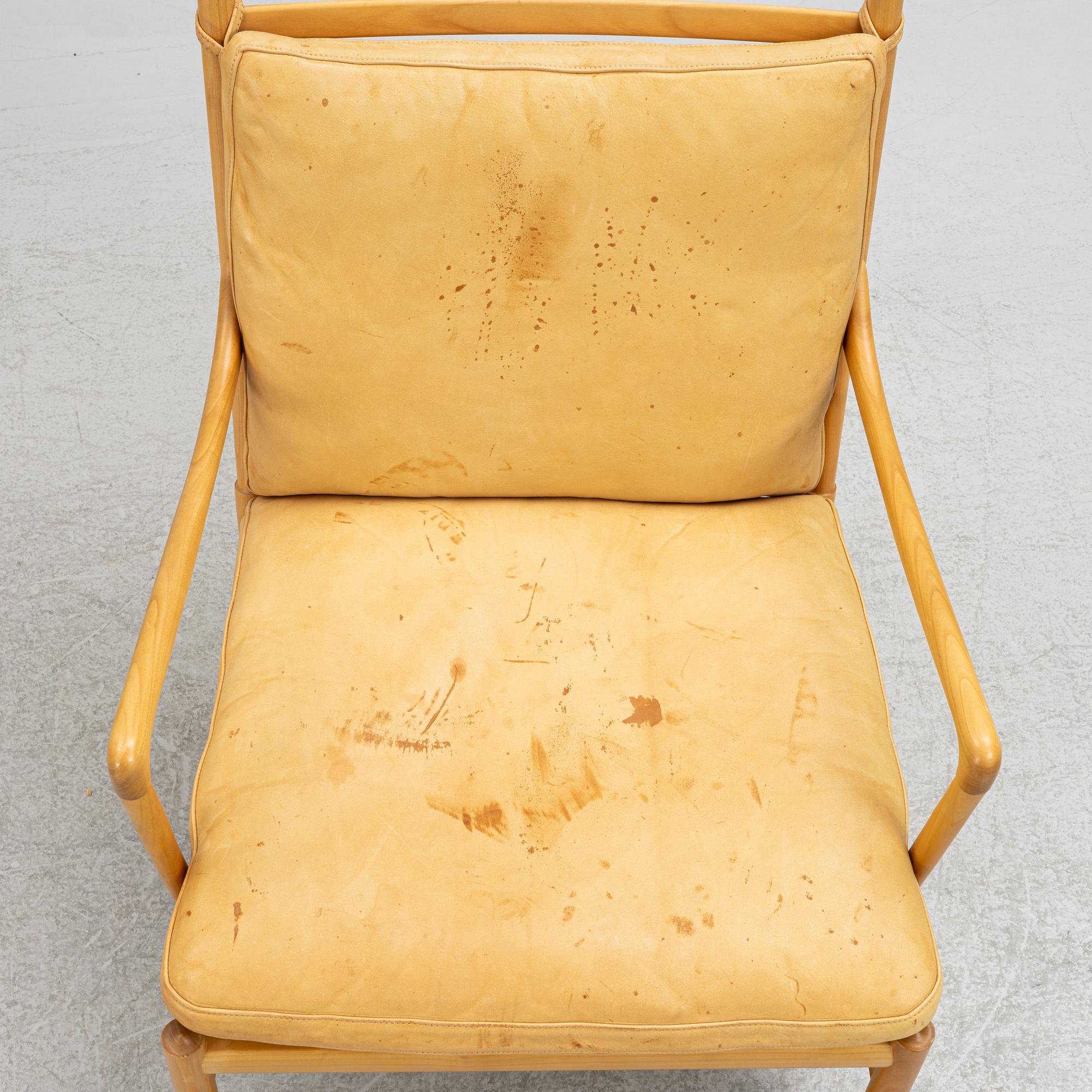 Ole Wanscher, a pair of 'Colonial Chair PJ 149' armchairs, Poul Jeppesen, Denmark.