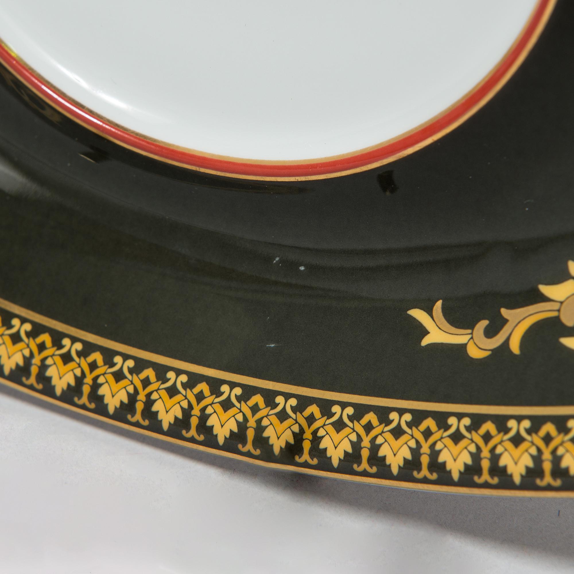 Versace, ruoka-astiasto, 27 osaa, posliini, "Medusa", Rosenthal, Studie-linie, Saksa.