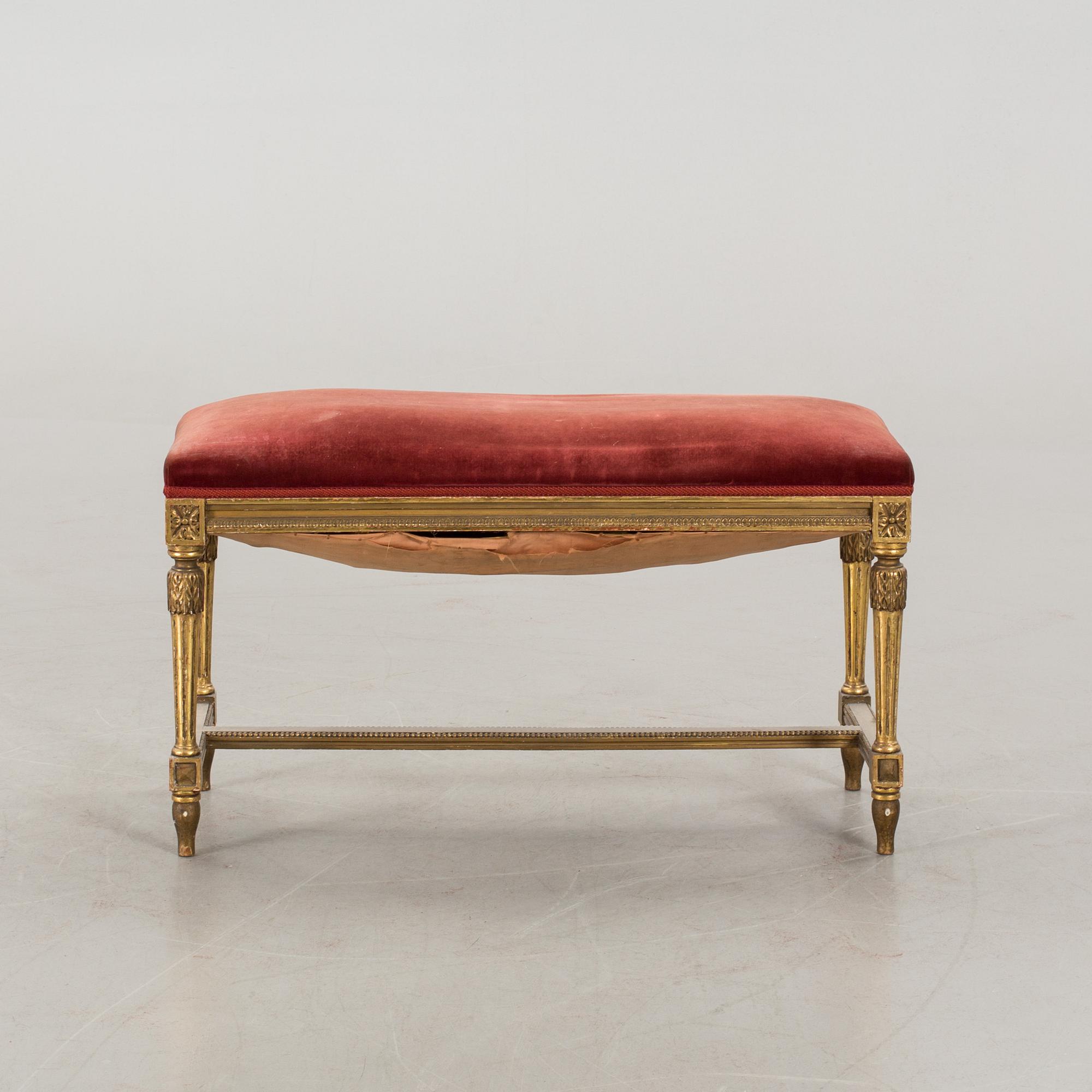 TABURETT, gustaviansk stil 1900-tal.