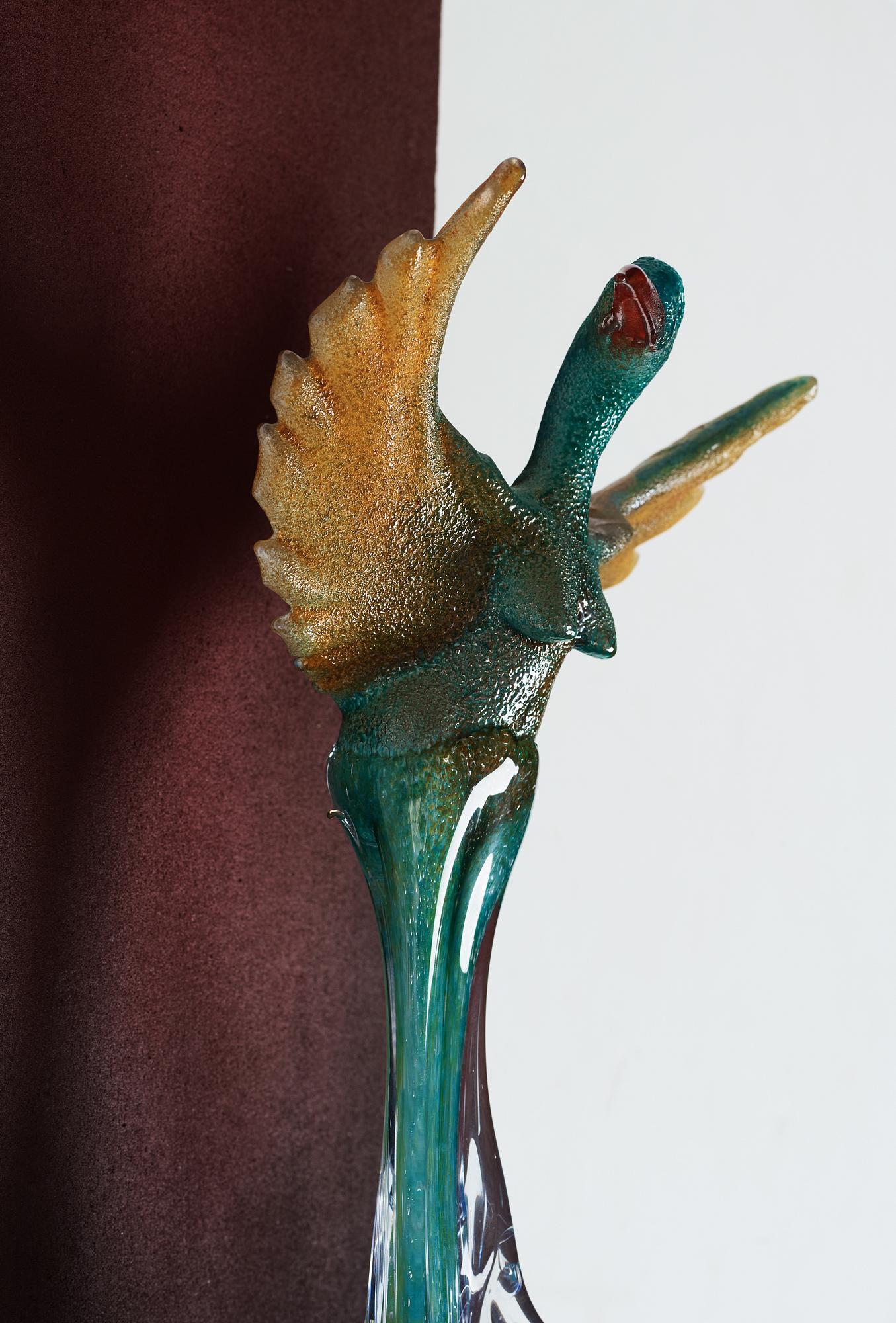 Kjell Engman, glasskulptur, Kosta Boda, unik.