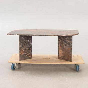 A 20th century Italian marble coffee table.