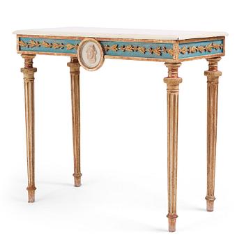 49. A late Gustavian console table.