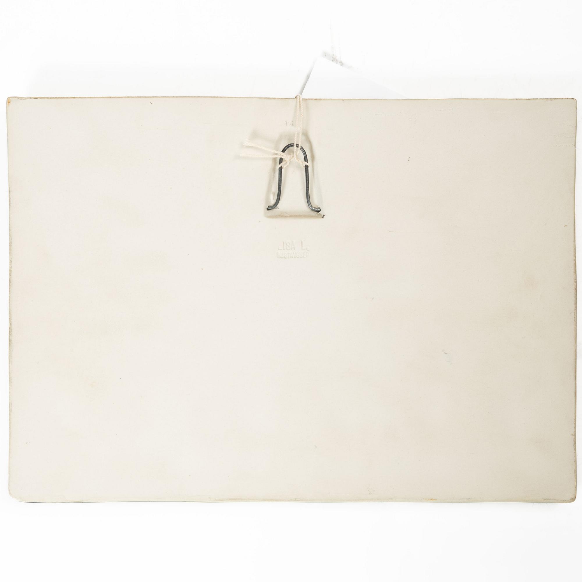 Lisa Larson, a stoneware wall relief, Gustavsberg.