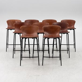 Axel Bjurström, nine 'Hammock' bar stools, David Design.