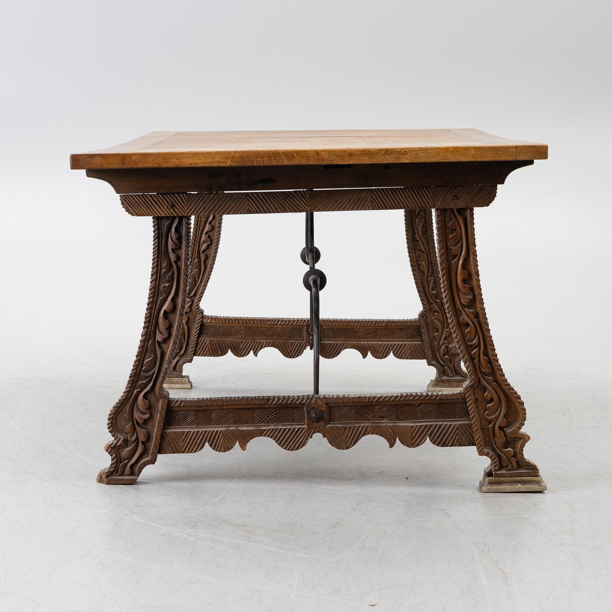 A Spanish table, 19th/20-th century.