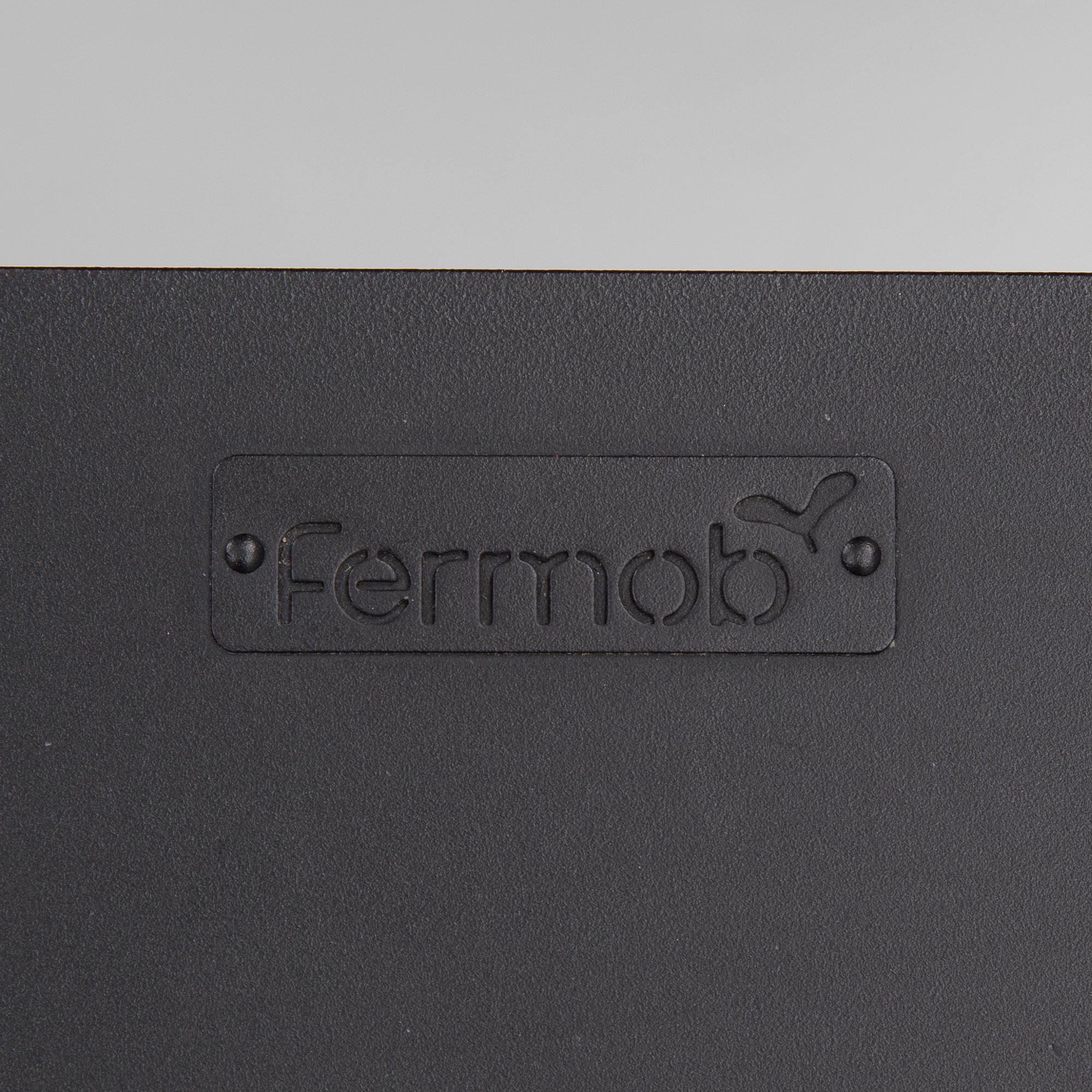 A 'Luxembourg' lounge chair and a foot stool, Fermob.