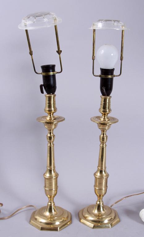 BORDSLAMPOR, 2+2 st, 1900-talets andra hälft.
