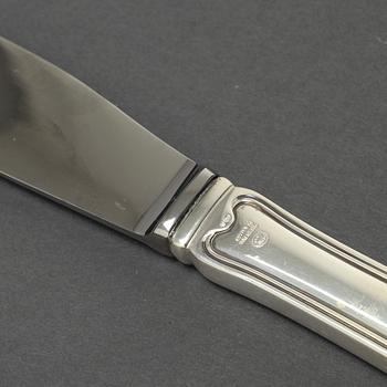 BESTICKSUPPSÄTTNING,  49 delar, silver, "Gammal Dansk", Georg Jensen, Danmark, 1900-talets andra hälft.