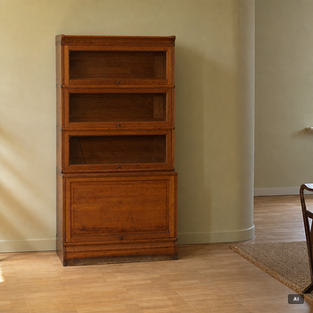 Two book cabinets, 20th century.