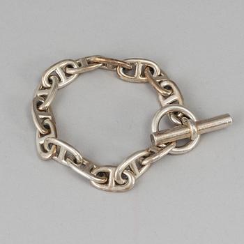 HERMÈS, a sterling silver bracelet.