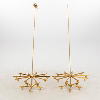 Holger Johansson, a pair of ceiling lamps for Westal, 1960s/70s.