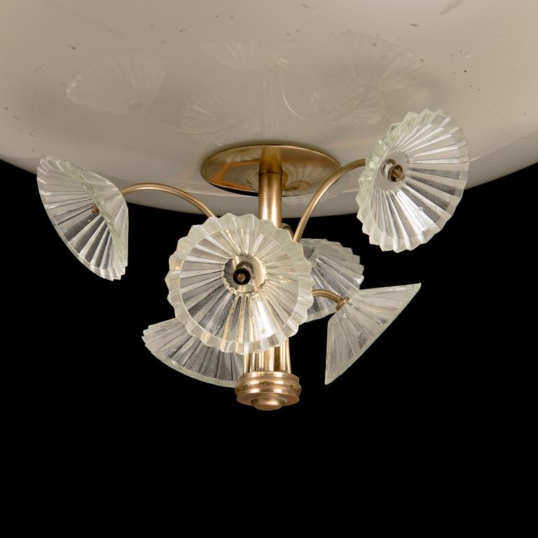 Lisa Johansson-Pape, A 1940's '1068'  chandelier for Stockmann Orno, Finland.