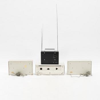 Dieter Rams, stereo receiver, model 'RCS 9-S' and speakers model 'L450/2', Braun, Germany, designed in 1961.