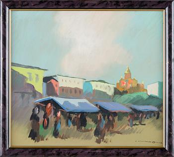 Lasse Marttinen, Kauppatorilla.