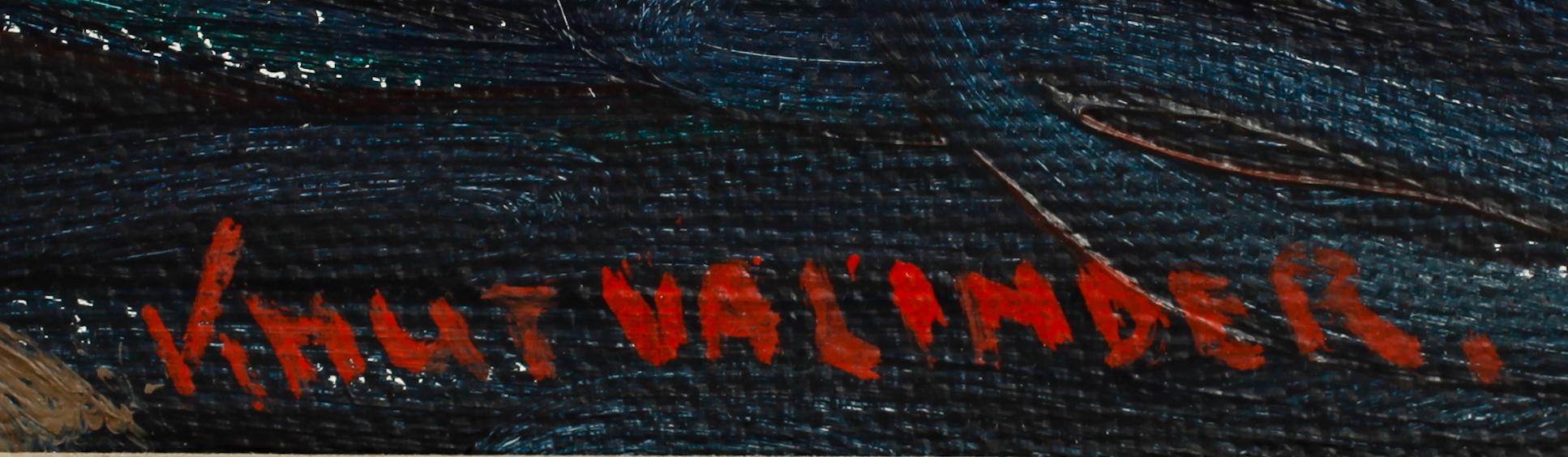 KNUT VALINDER, olja på duk, sign.