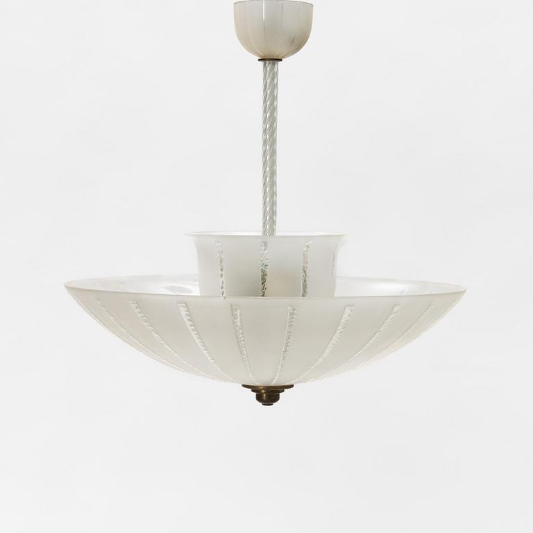 A Swedish Modern ceiling light, mid 20th Century.