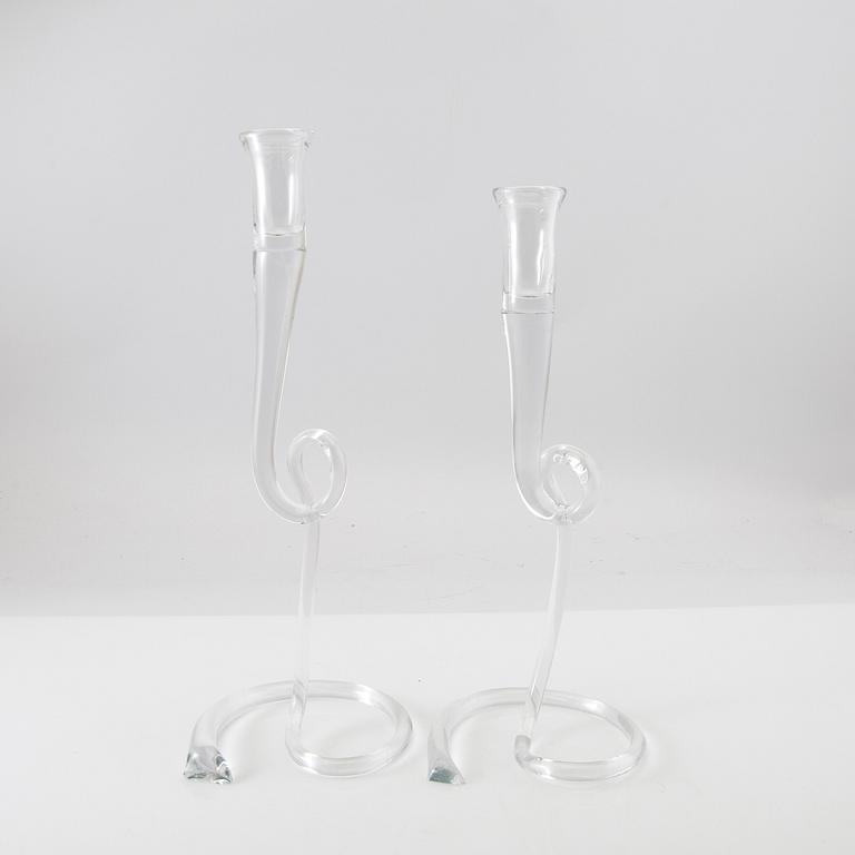 Lisa Hilland, Ljusstakar "Sprout" ett par, i samarbete med Reijmyre Glasbruk.