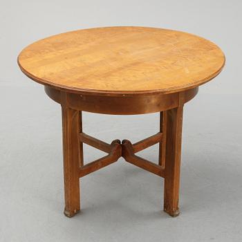 Nordiska Kompaniet, a birch Art Nouveau table, 1906.