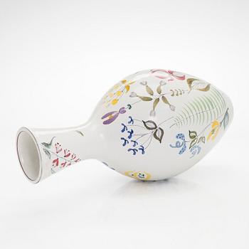 Stig Lindberg, vase and two mirrors, earthenware vase, Gustavsbergs studio.