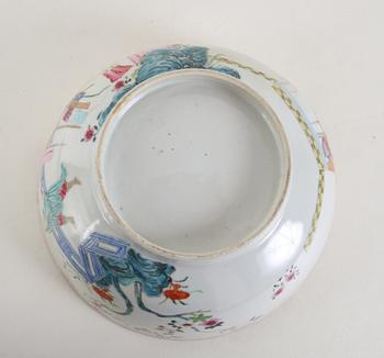 BÅLSKÅL, porslin, Kina, Qianlong, 1700-tal.