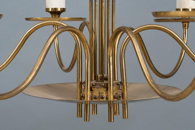 Paavo Tynell, A SIX-LIGHT CHANDELIER.