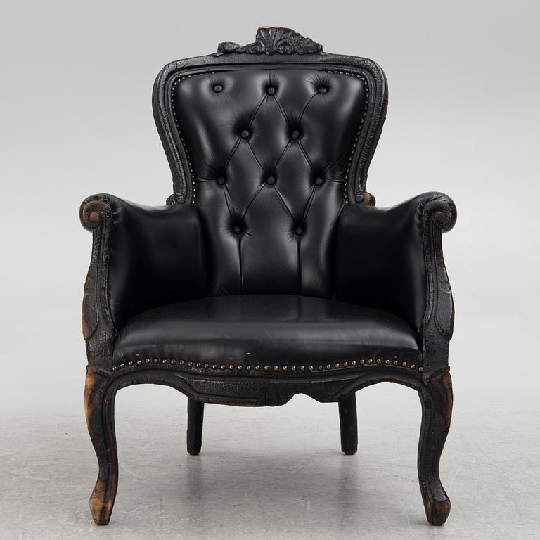 Maarten Baas, a "Smoke Armchair", Moooi, contemporary.