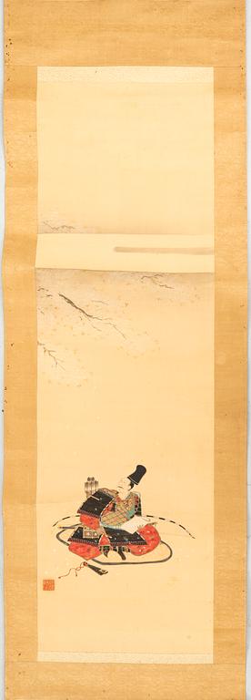 Japanese handscroll painting, Kakejiu, Kyoto, late Edo period, circa 1800-1850.