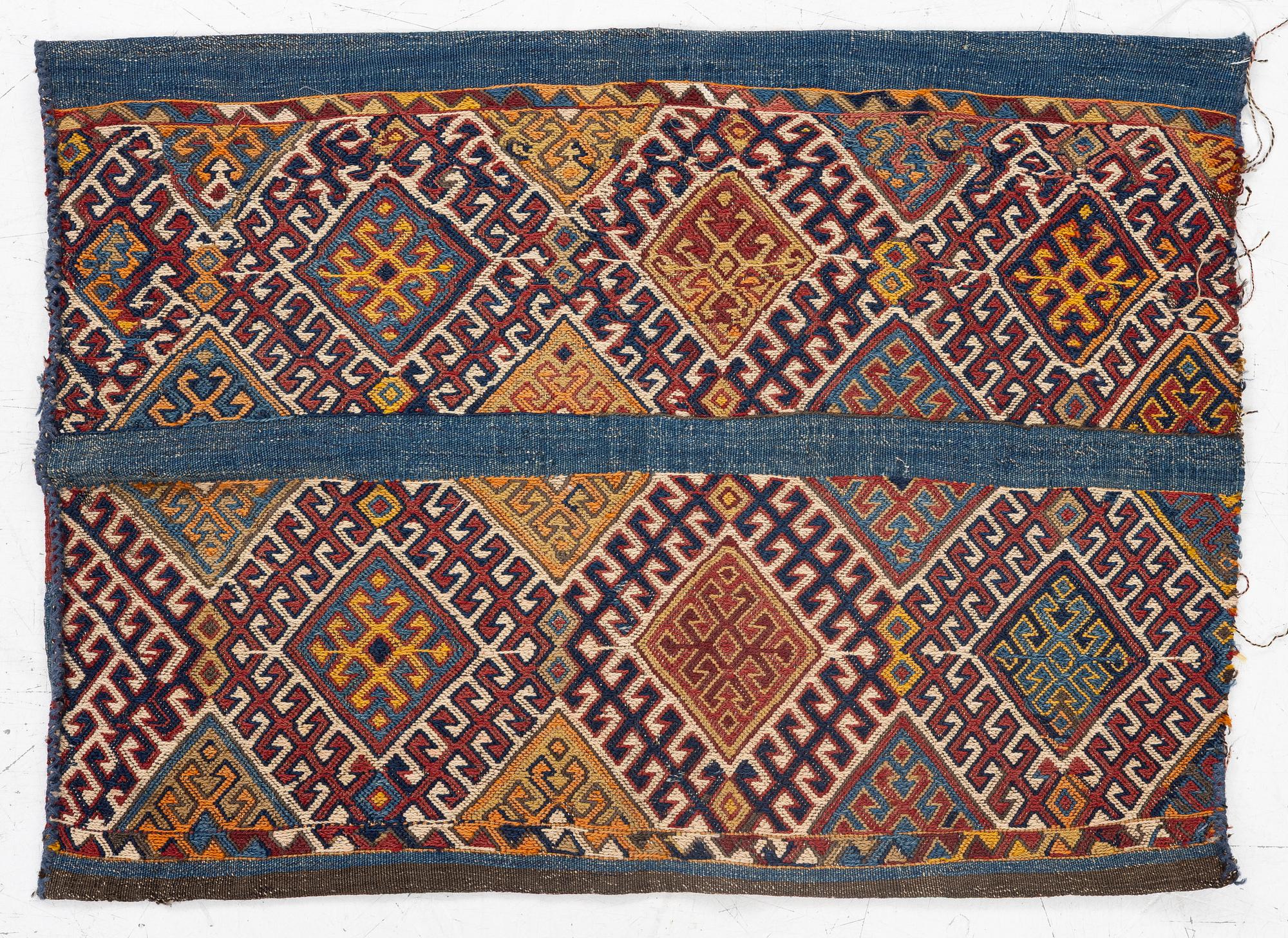 An antique soumak 'Bagface', ca 88 x 67 cm, Probably Cappadocia.