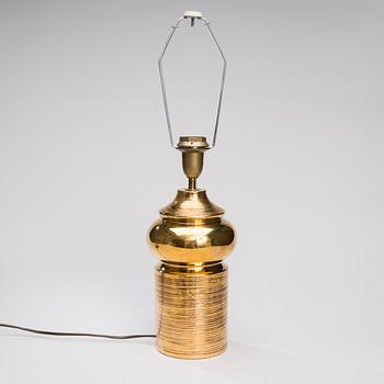 BORDSLAMPA, keramik, Bitossi, Italien, för Bergboms, 1900-talets senare hälft.