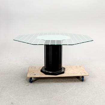 A 20th/21st century glass table.