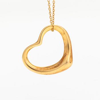 Tiffany & Co, Elsa Peretti, halsband, "Open Heart", 18K guld.