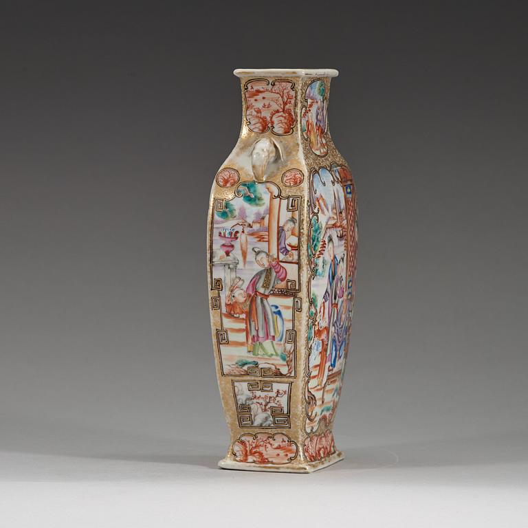 A famille rose 'Rockefeller pattern' vase, Qing dynasty, Qianlong (1736-95).