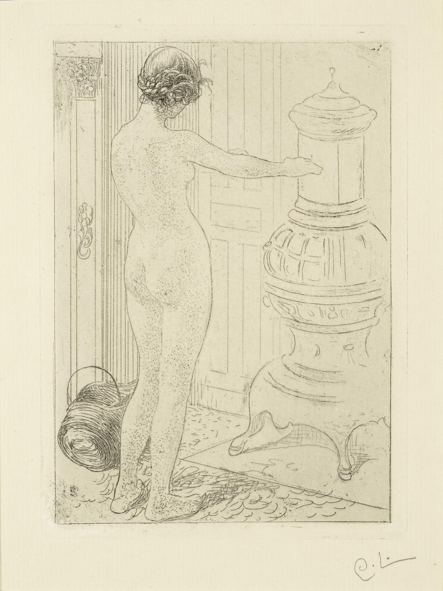 "The model by the stove"".