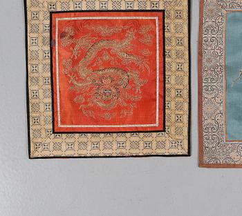 PARTI TEXTILIER, 6 st, Kina, tidigt 1900-tal.