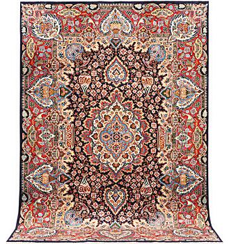 A Kashmar carpet, a. 300 x 200 cm.