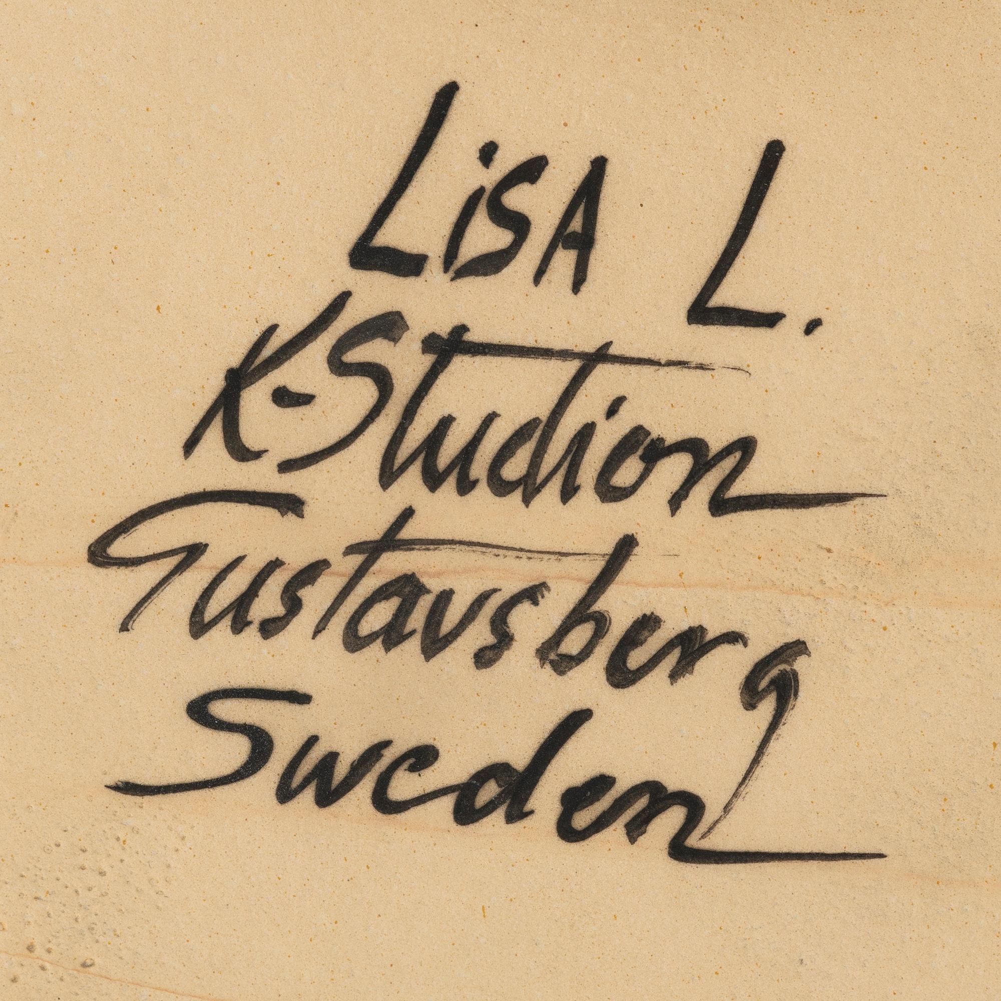 Lisa Larson, a 'Basset Maxi' ceramic sculpture, K-Studion Gustavsberg, Sweden.