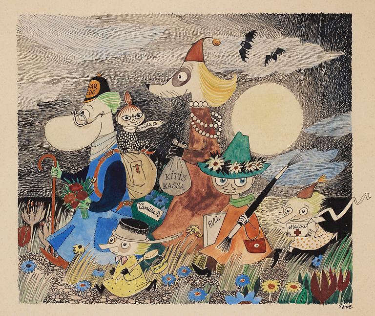 Tove Jansson, On the road.