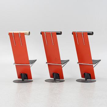 Börge Lindau & Bo Lindecrantz, three 'Plankan' chairs, Lammhults.